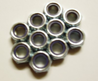 Pack of 50 NEW Steel Nuts 5/16 BZP 50 UNF 
